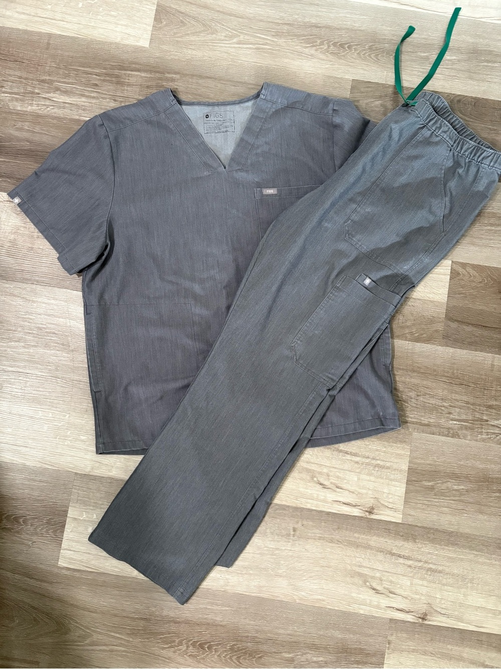 Men's Figs Gray Utility Scrub Pants - Lightweight Work Trousers